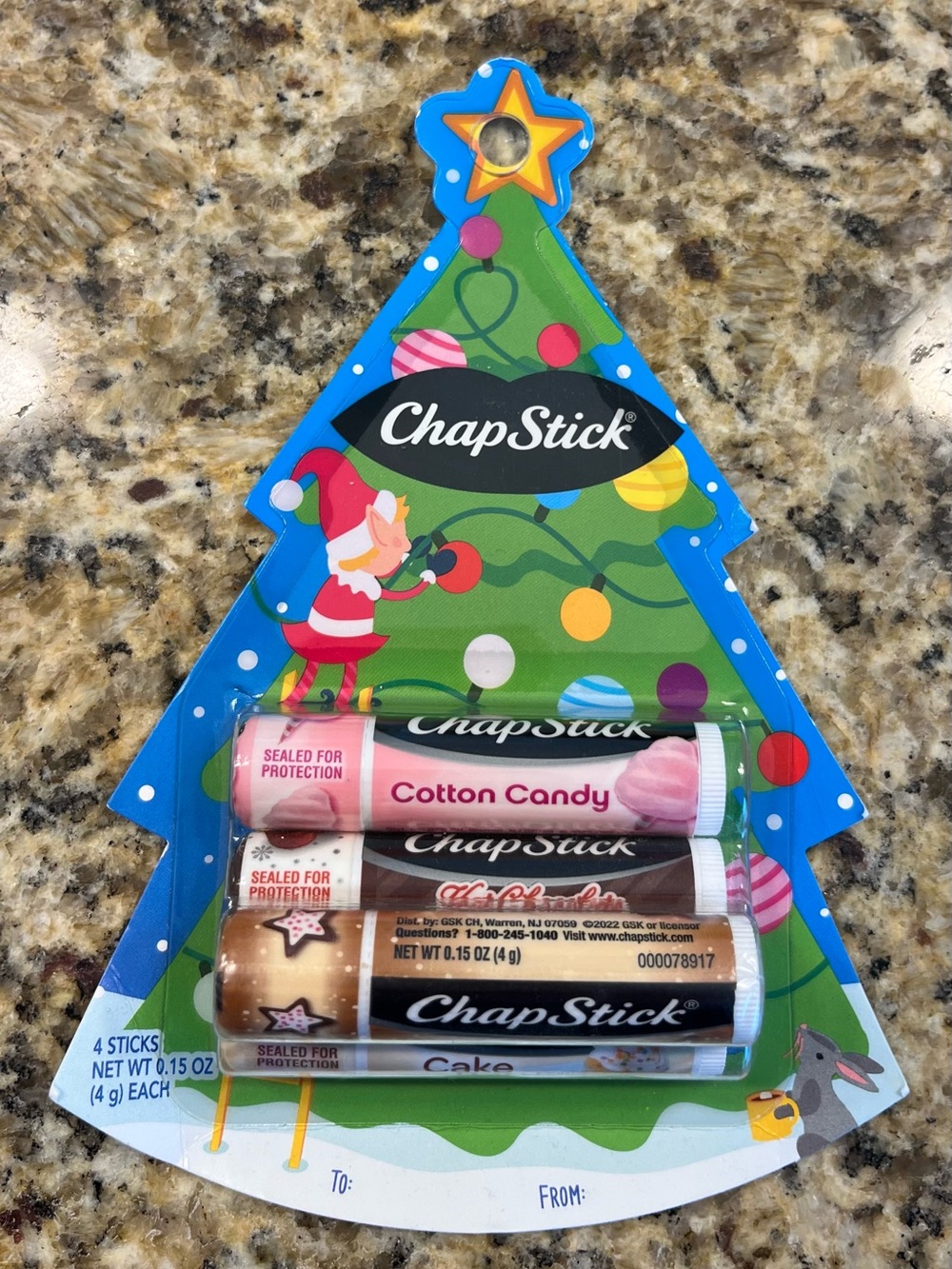 ChapStick Holiday Pack - 4 flavored Lip Balms